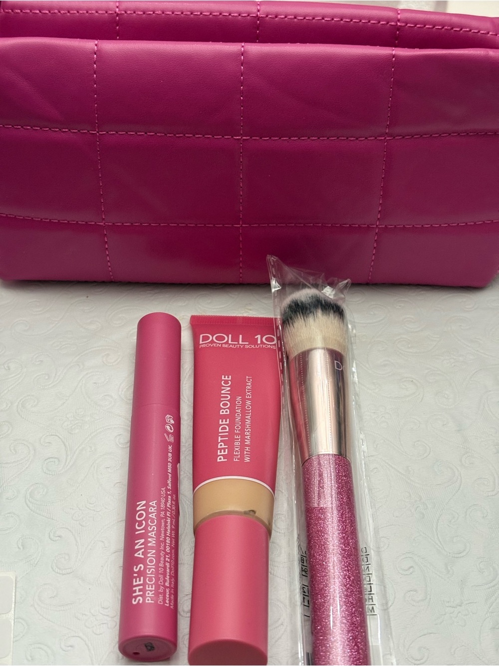 Doll 10 Bundle -Foundation , Mascara & Sparkle Brush Trio